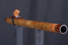 Teak Burl Native American Flute, Minor, Low F-4, #U3E (5)
